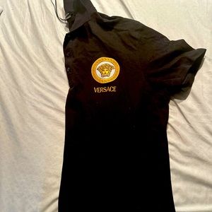 Mens Versace Collard Shirt Size 3XL Worn Once